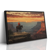 The Last Light Over Canyon's Edge