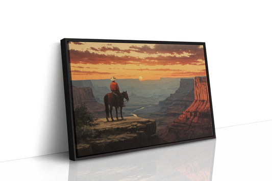 The Last Light Over Canyon's Edge