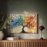 Seasons Dance Through Bird Wings