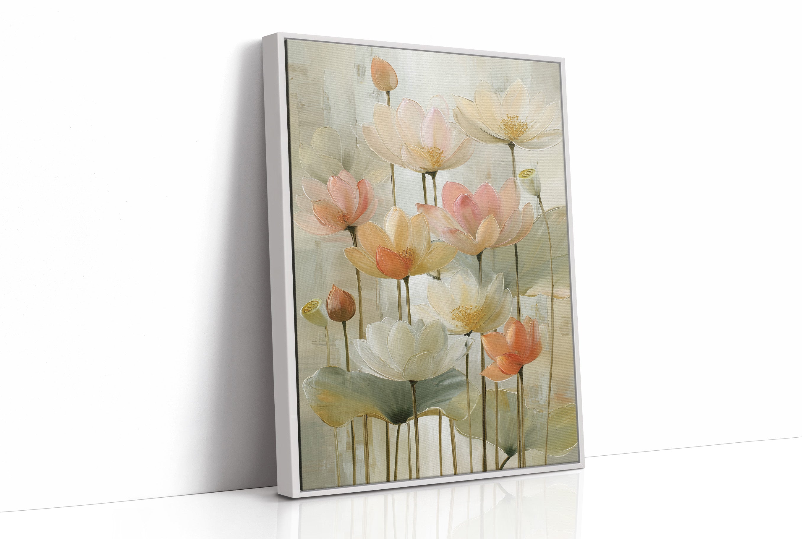 Lotus Blooms Paint Morning's Promise