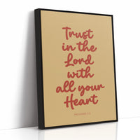 Faith Words In Warm Clay