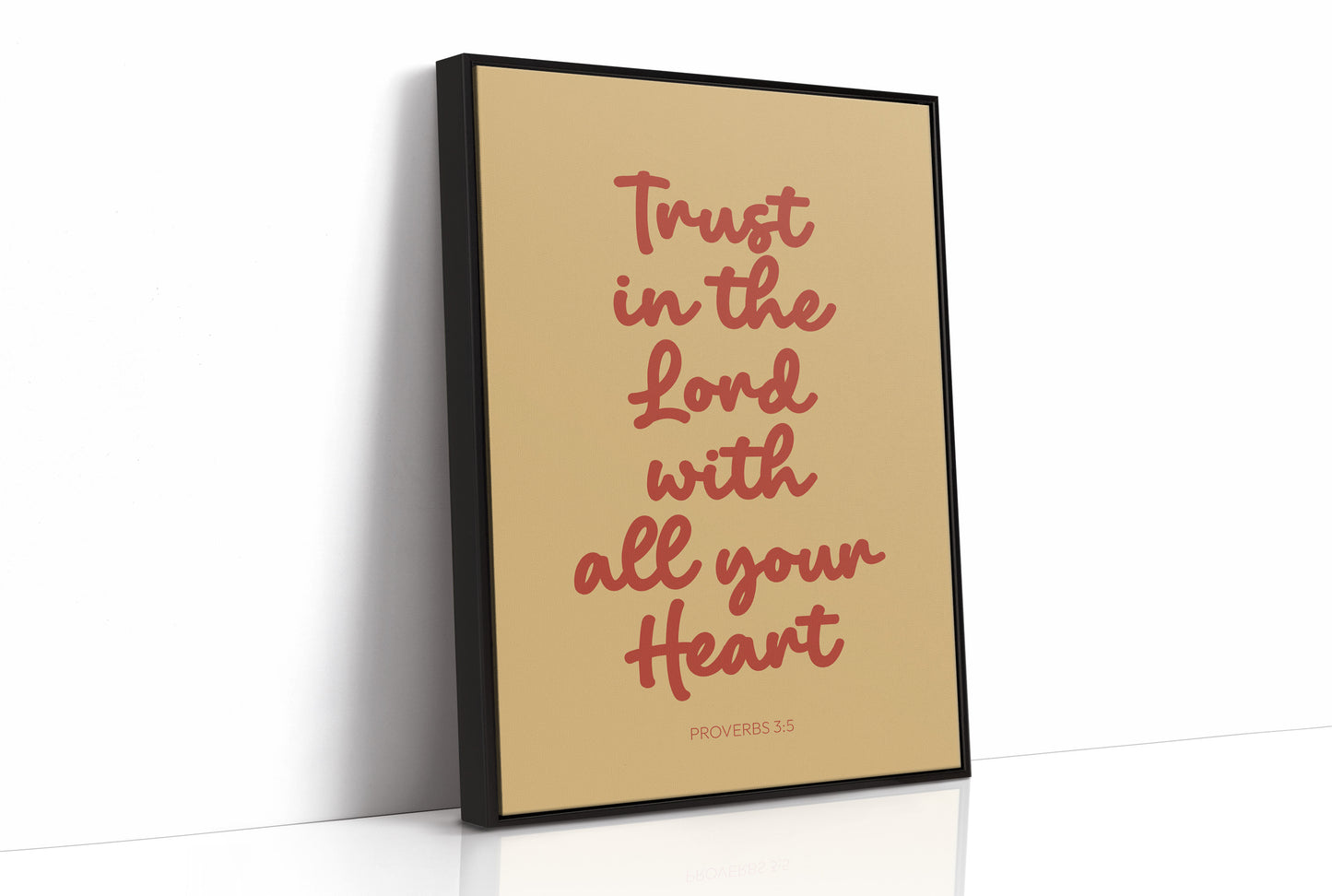 Faith Words In Warm Clay