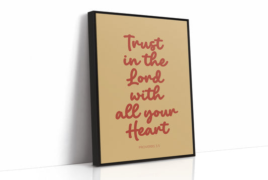 Faith Words In Warm Clay