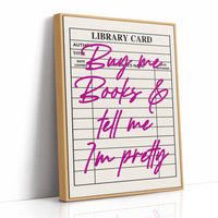 Buy Me Books and Tell Me I'm Pretty, Magenta