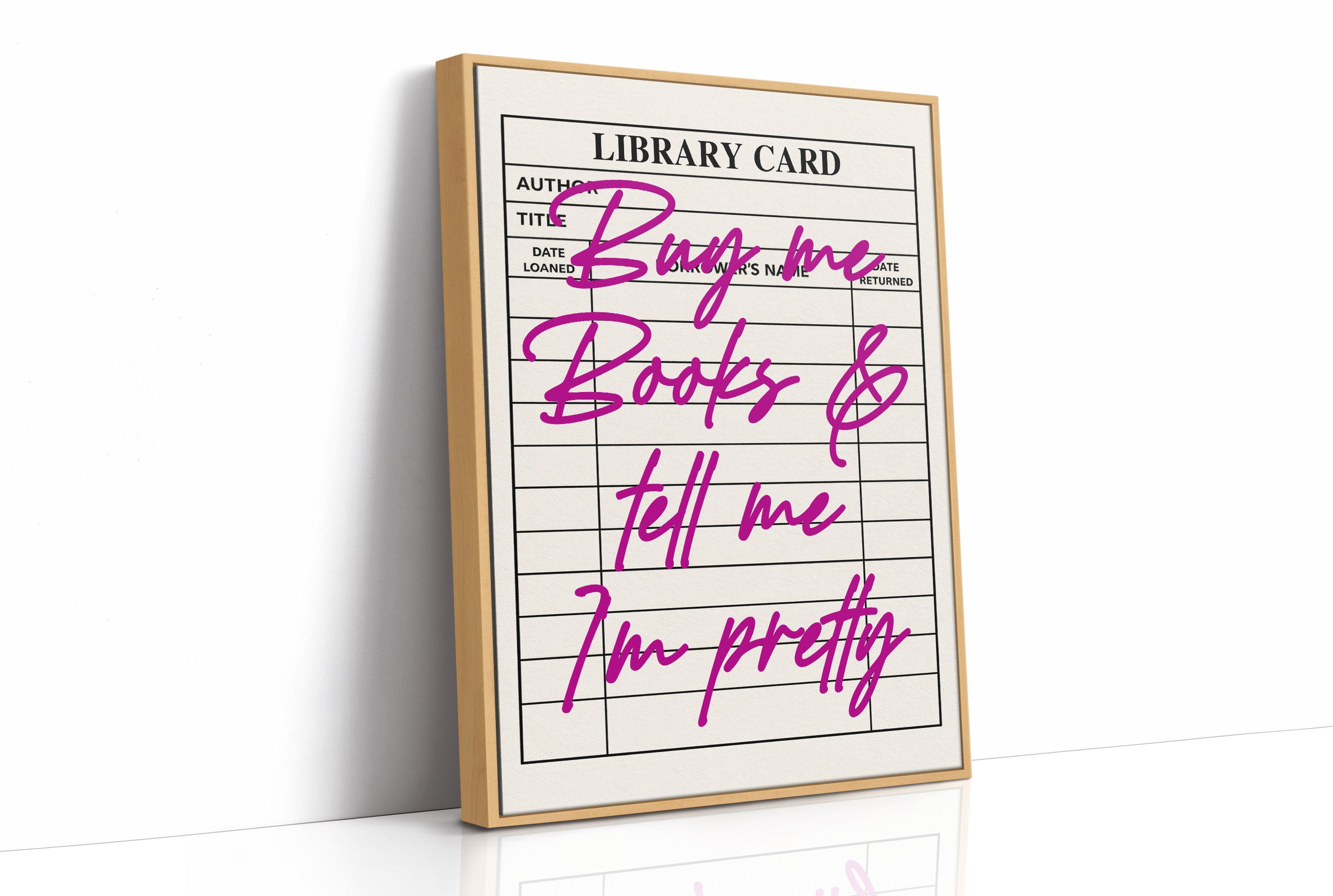 Buy Me Books and Tell Me I'm Pretty, Magenta