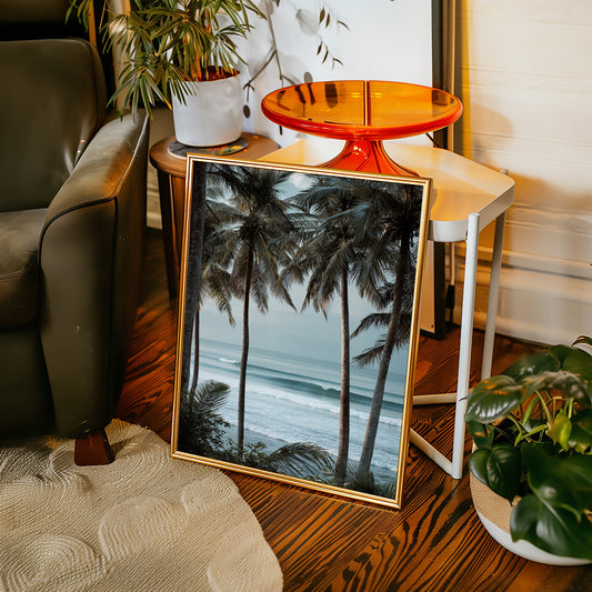 Tides Dance Beneath Tall Palms