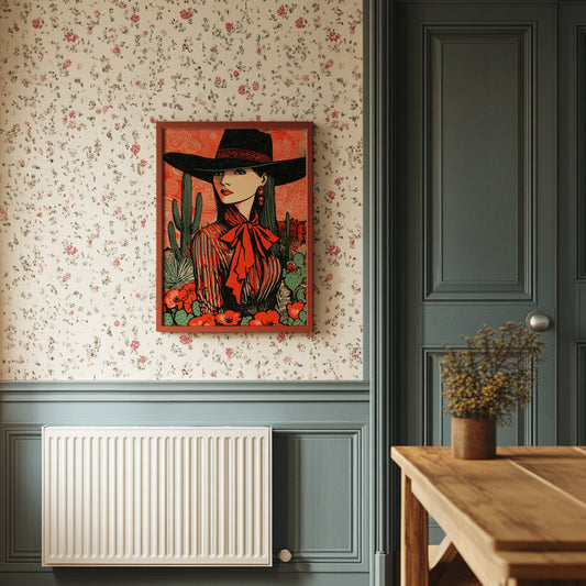 Scarlet Ribbons Dance Through Cactus Gardens