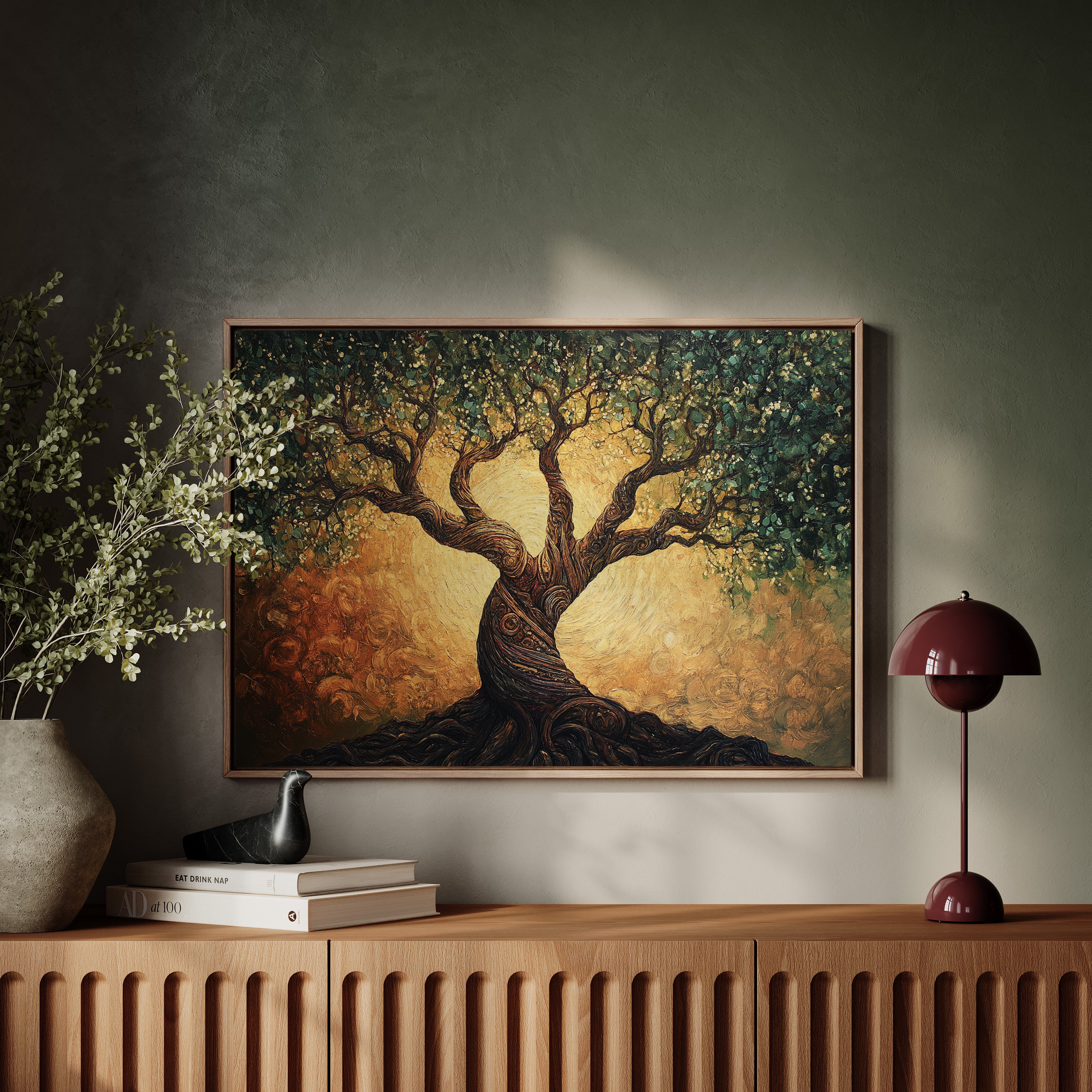 Ancient Olive Dances At Dawn