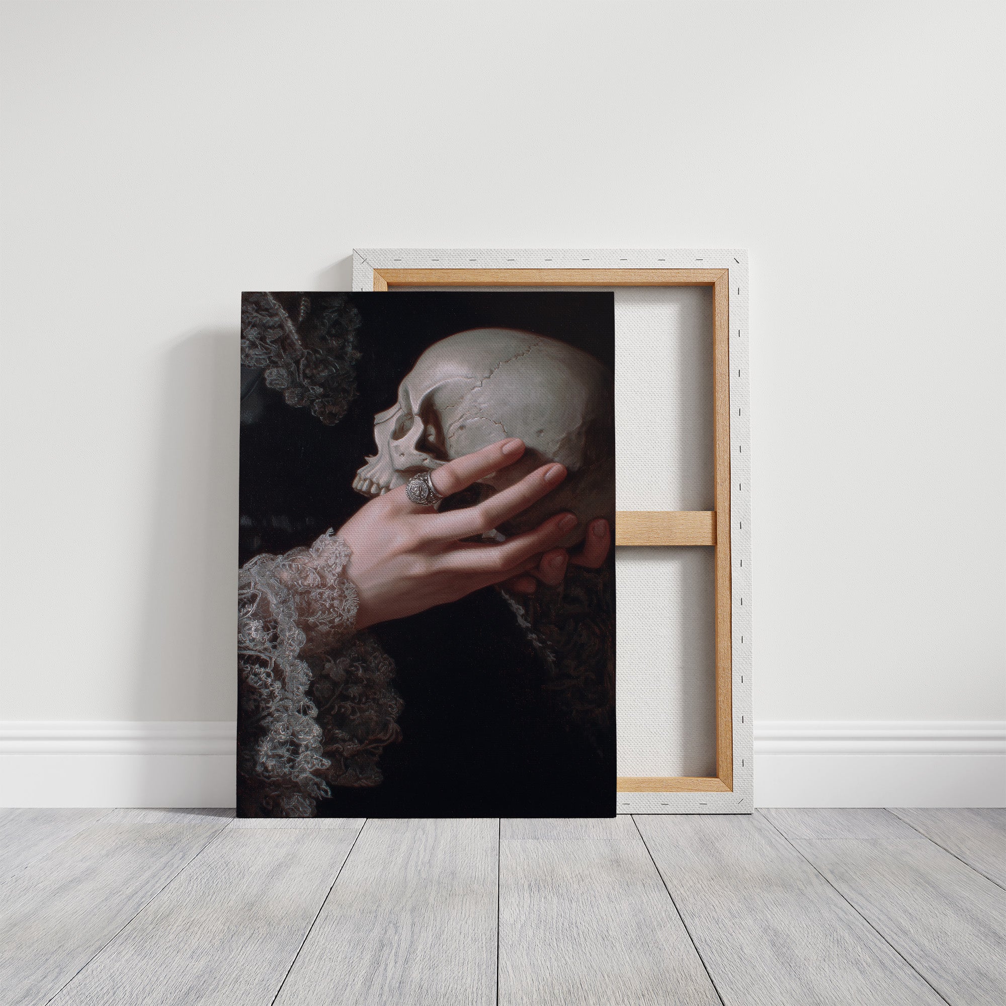Lace Cuffs Hold Mortality Close