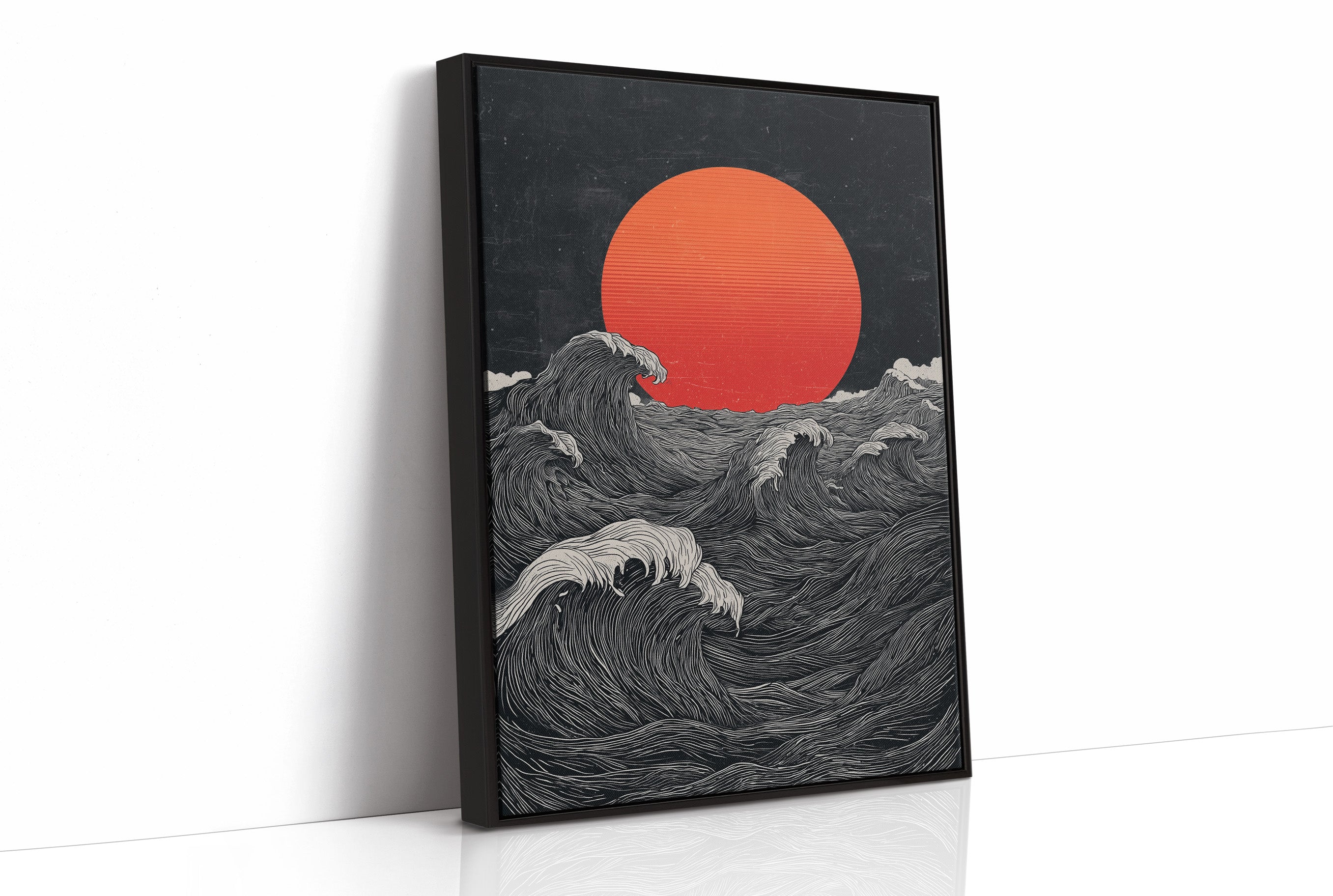 Crimson Sun Over Tides