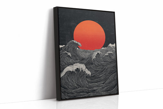Crimson Sun Over Tides