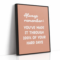 You Made It Through Hard Days