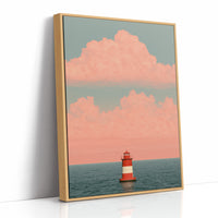 Coastal Horizon: Pastel Beacon