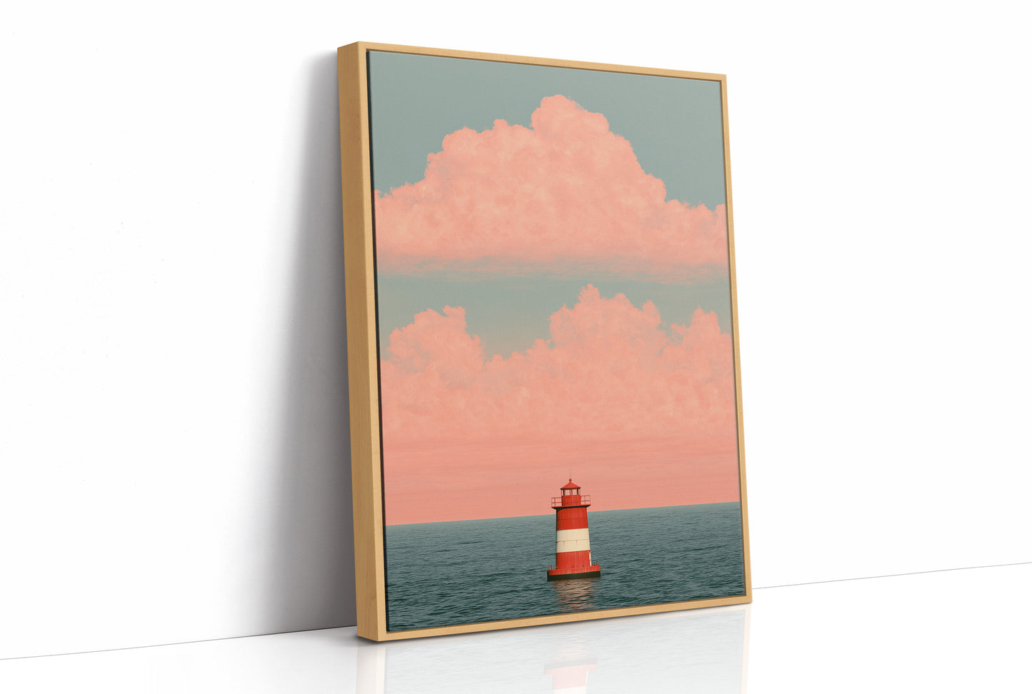 Coastal Horizon: Pastel Beacon