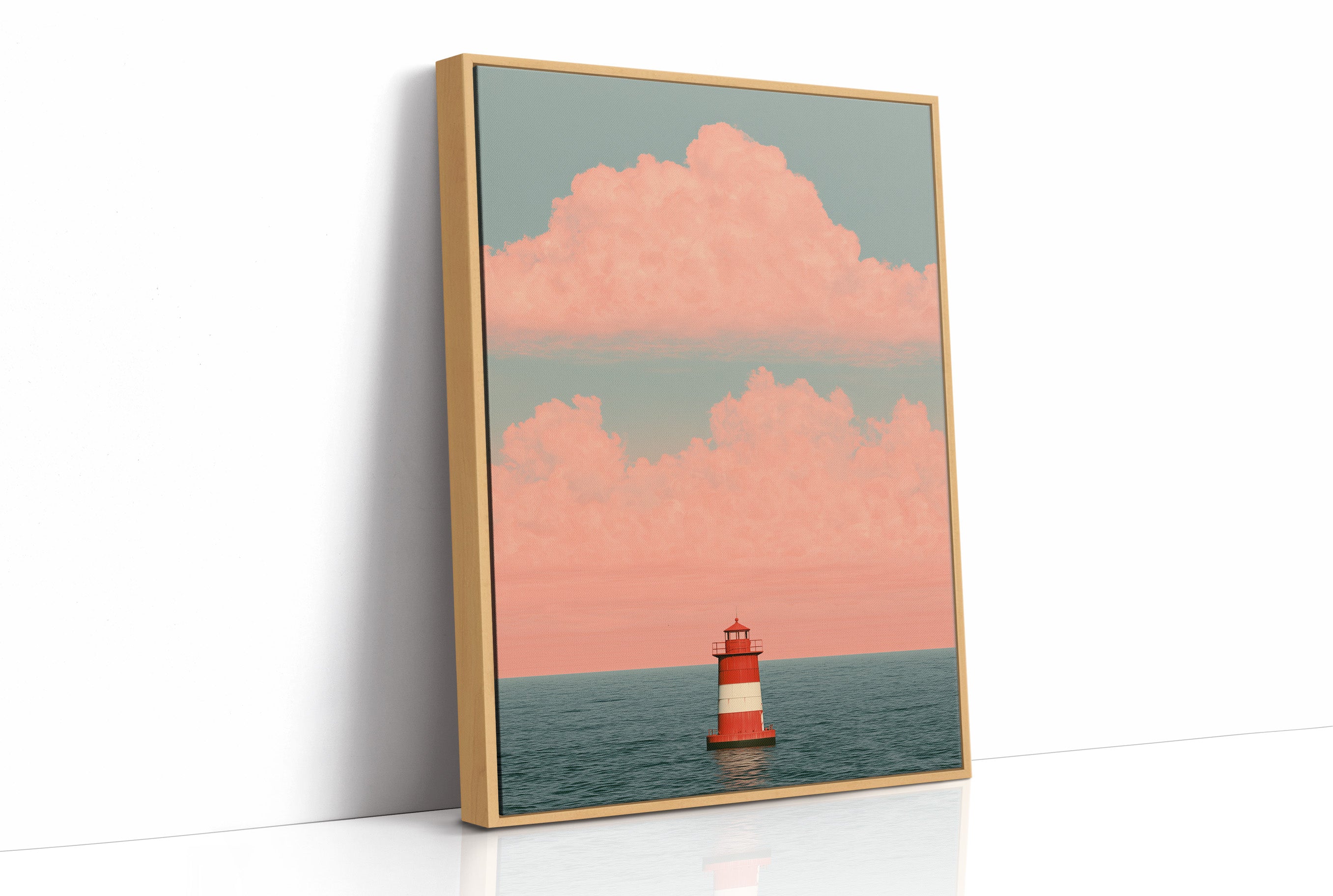 Coastal Horizon: Pastel Beacon