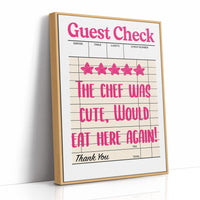 Five Stars, The Chef Was Cute
