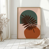 Foliage Dances Against Soft Canvas