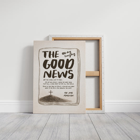 Divine Message in Rustic Typography