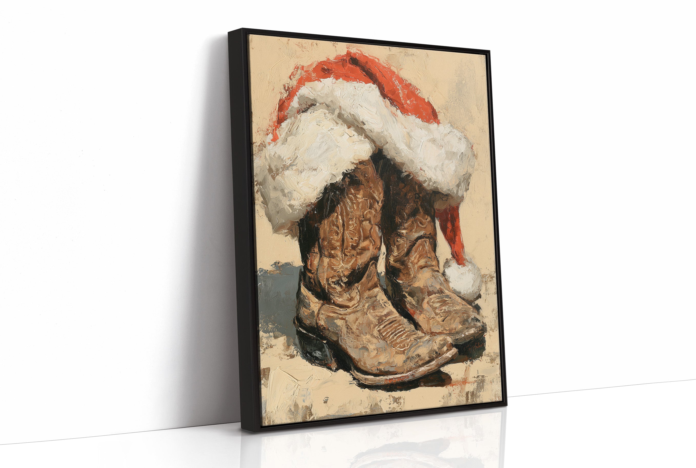 Weathered Boots, Santa's Visit