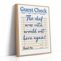 The Chef Was Cute, Blue Diner Edition