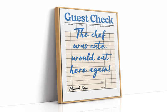 The Chef Was Cute, Blue Diner Edition
