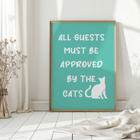 Entrance Requires Feline Approval