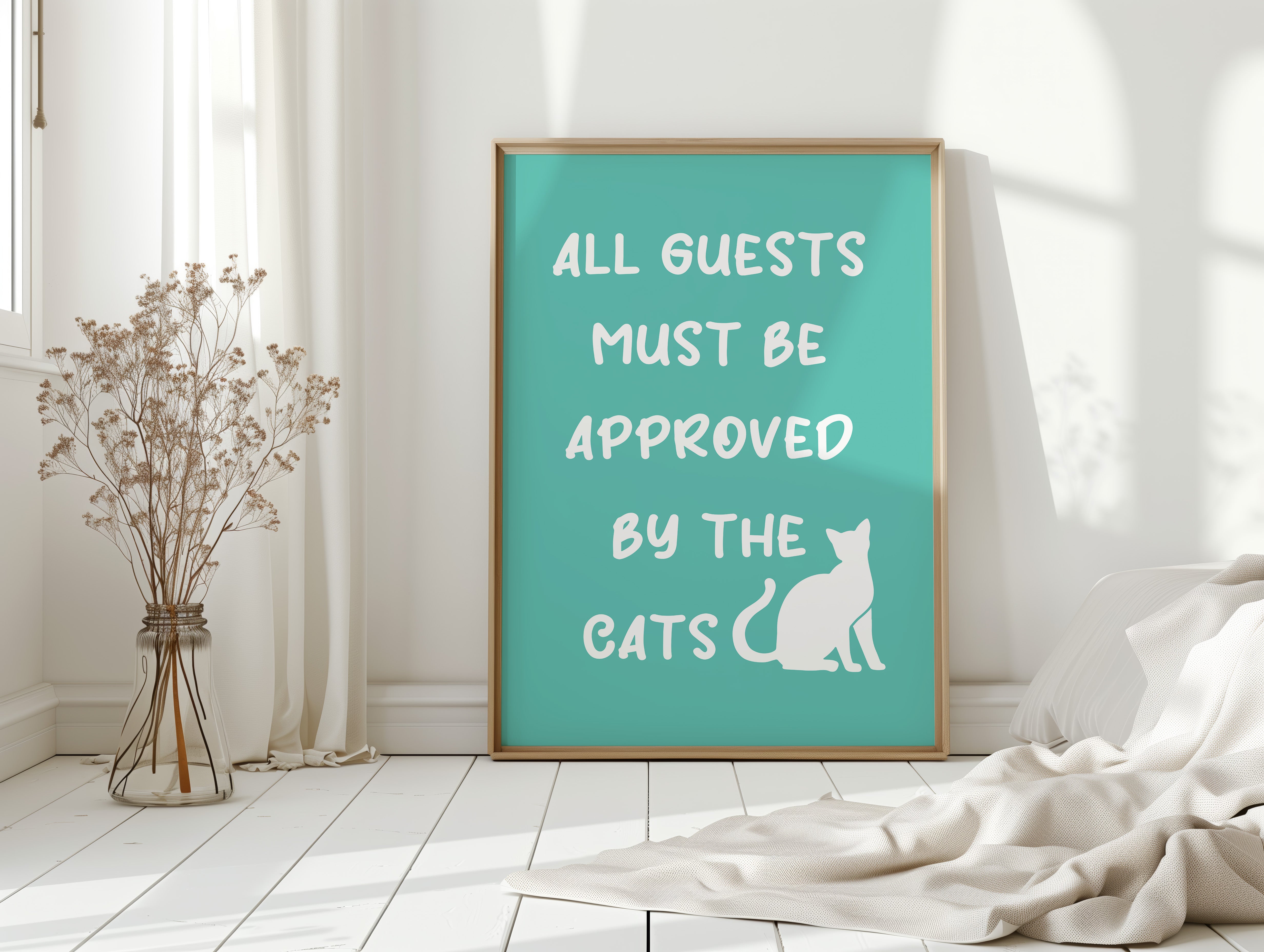 Entrance Requires Feline Approval
