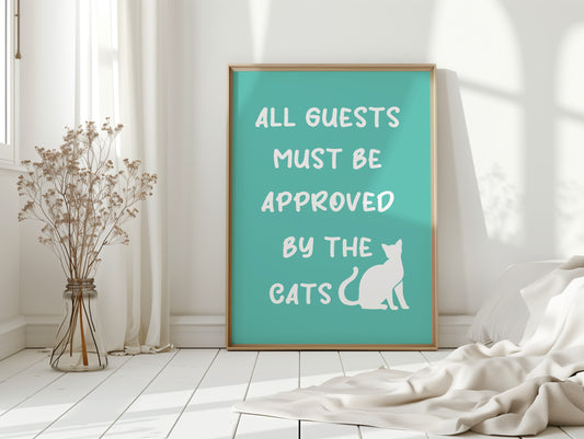 Entrance Requires Feline Approval