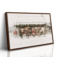 Santa's Snowy Stable Stop