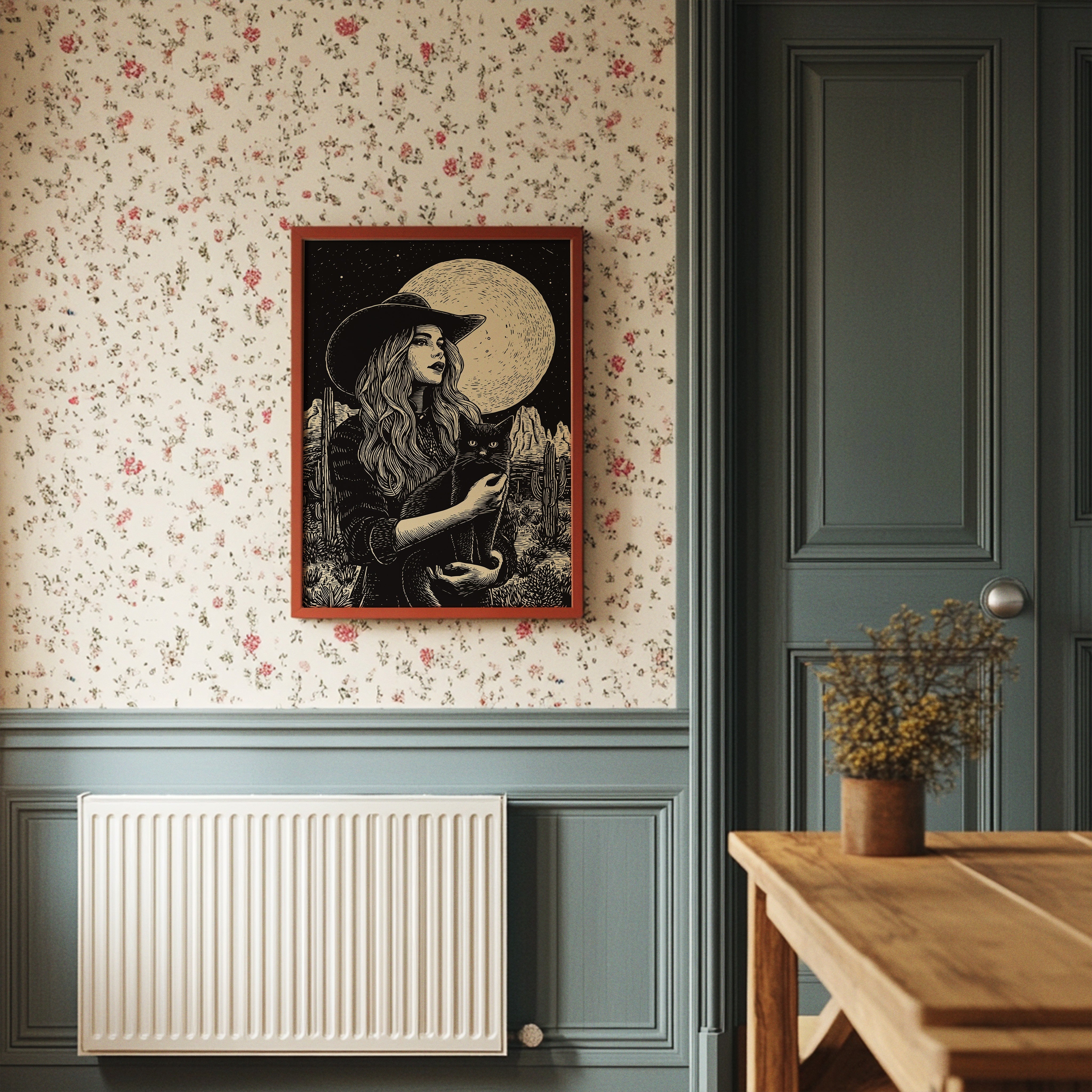 Moonlit Tales Between Desert Stars