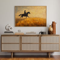 Cowboy in the Golden Haze