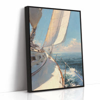 Sails Catch Morning's Azure Promise