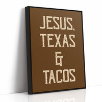 Faith Speaks In Rustic Letters