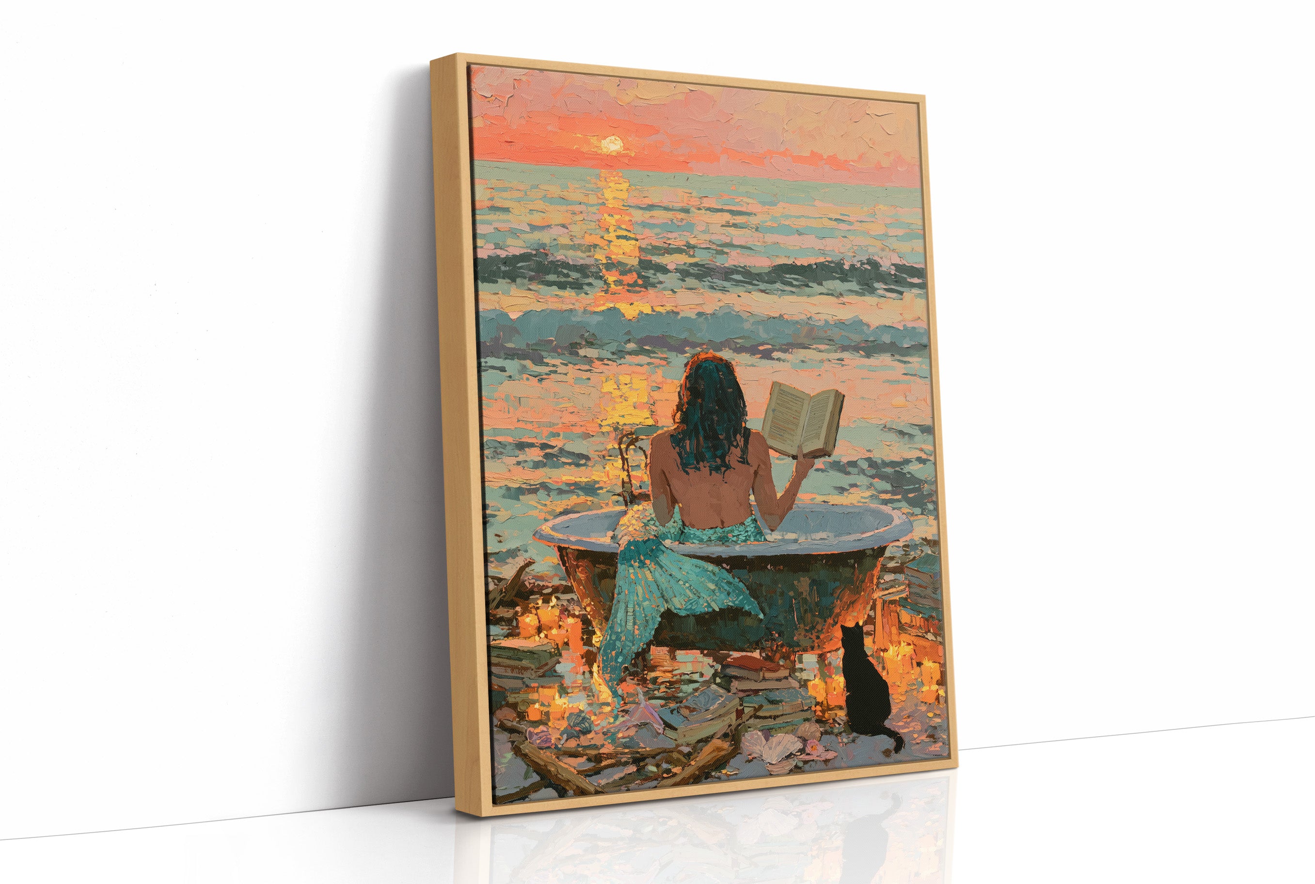 Sunset Soak: Ocean Library