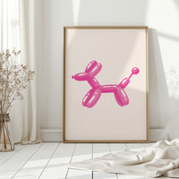 A Playful Moment in Pink
