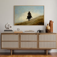 Rider Toward the Sky