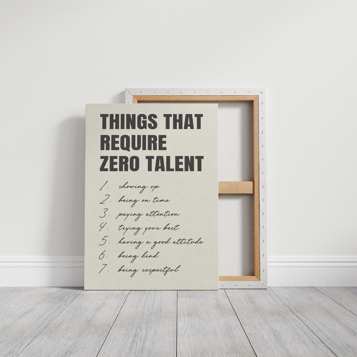 Things That Require Zero Talent