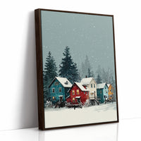 Snow Falls on Main Street