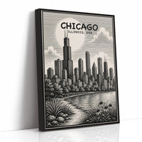 Chicago in Woodcut