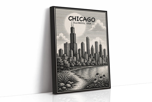 Chicago in Woodcut