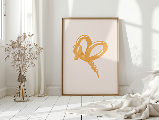 Honey Dragonfly Carries Summer Dreams