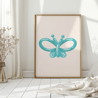 Turquoise Wings Paint Morning Fresh