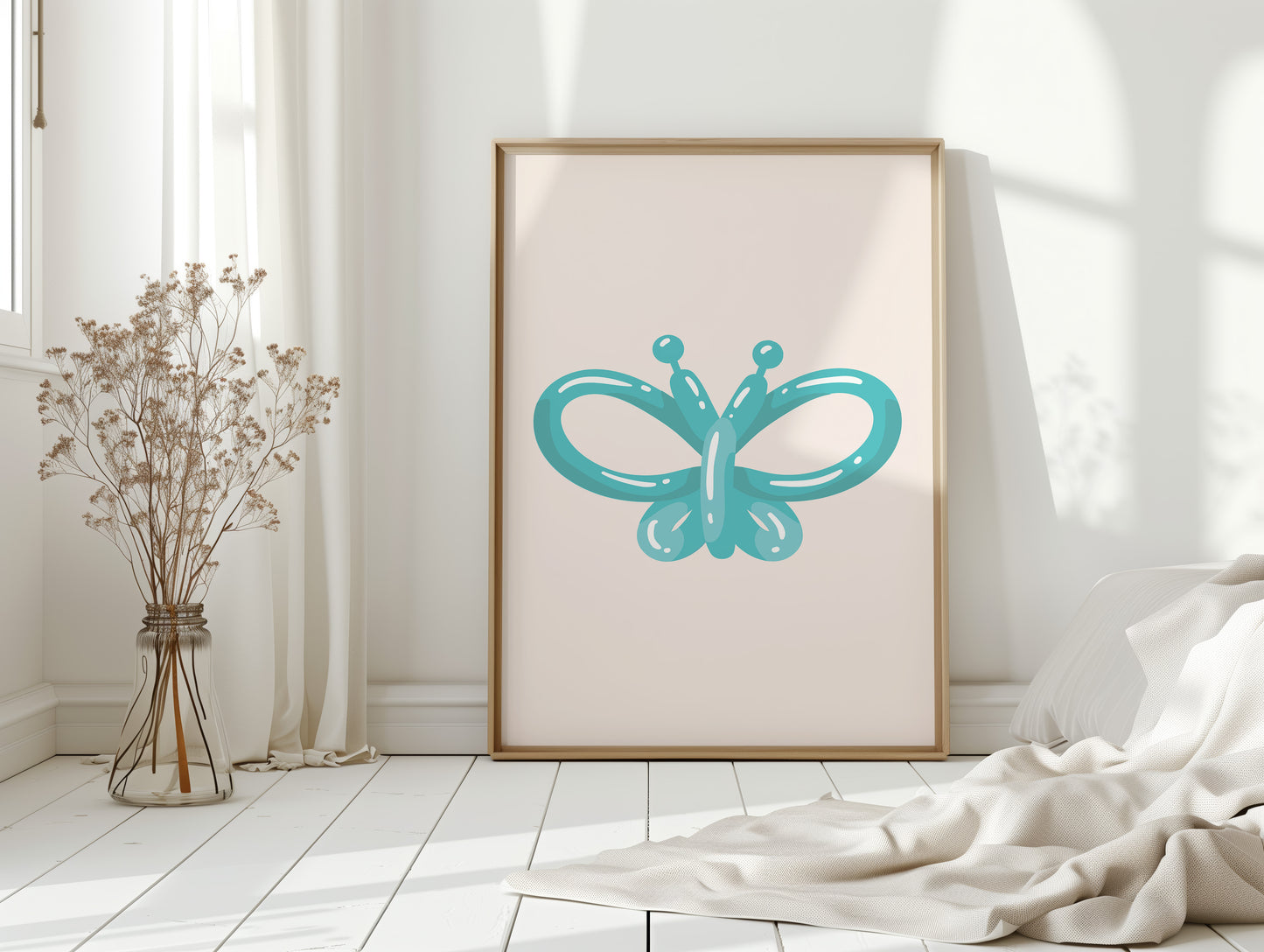Turquoise Wings Paint Morning Fresh
