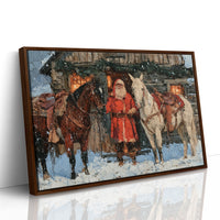 Santa's Lantern-Lit Homestead