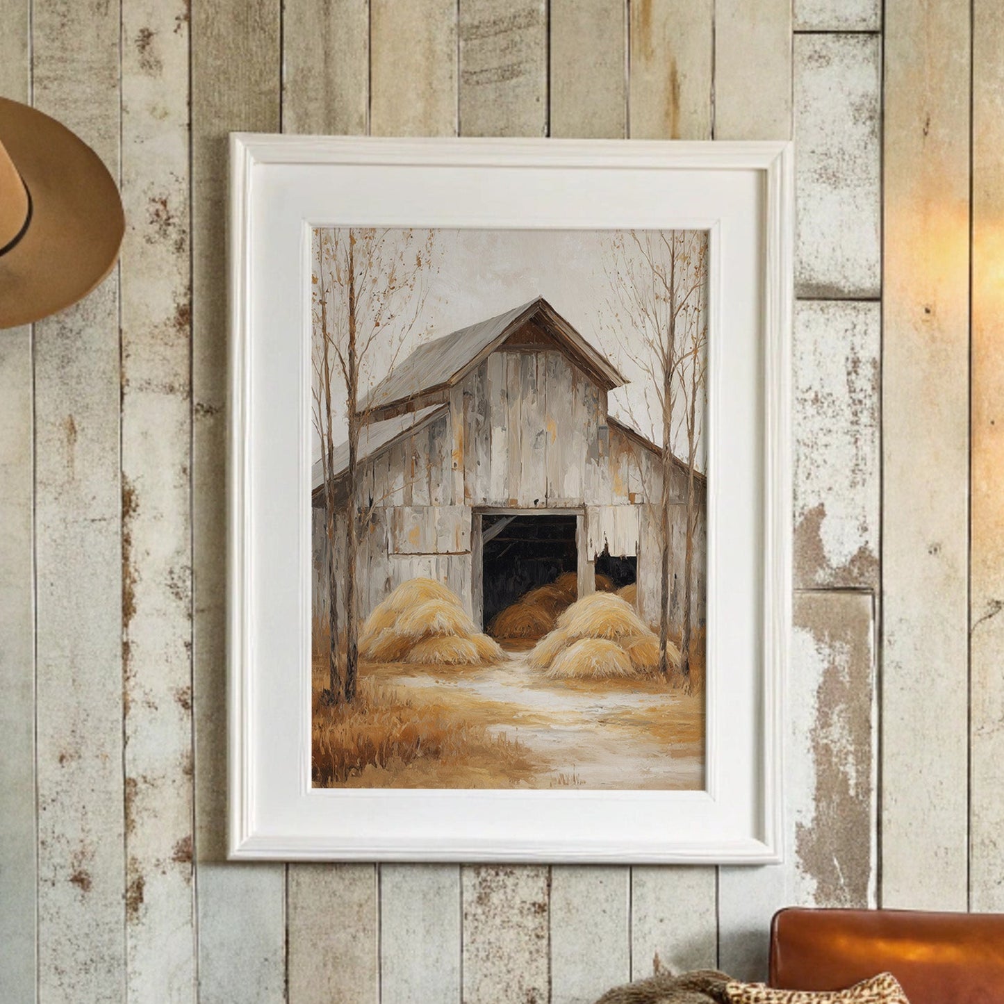 Hay Barn Stories At Sunset