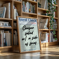 Diner Notes Write Kitchen Poetry
