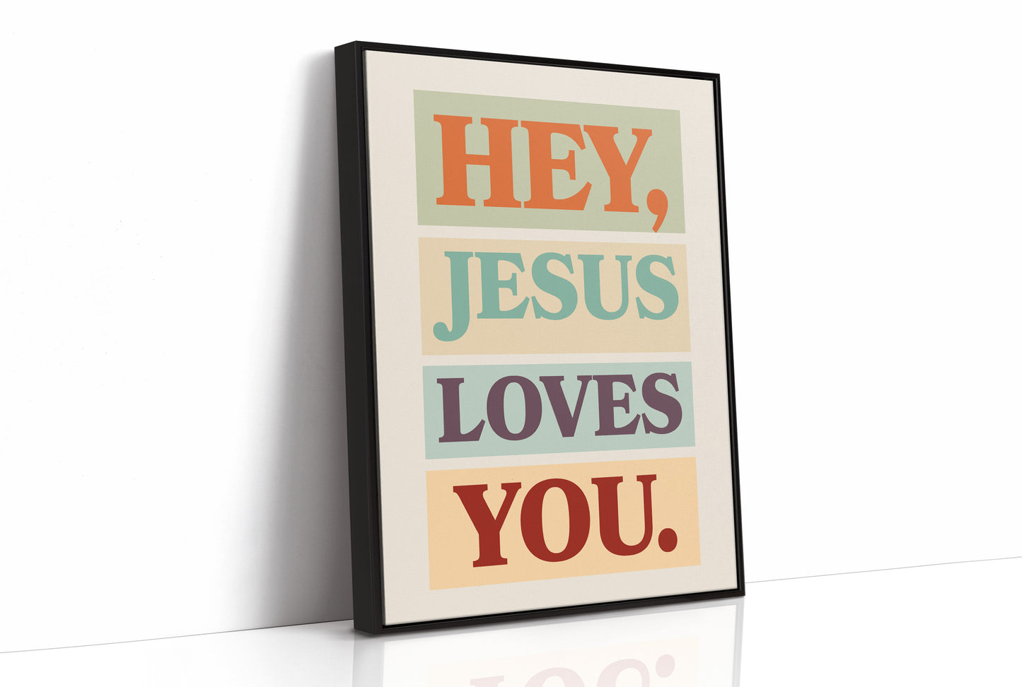 Faith Speaks In Color Blocks