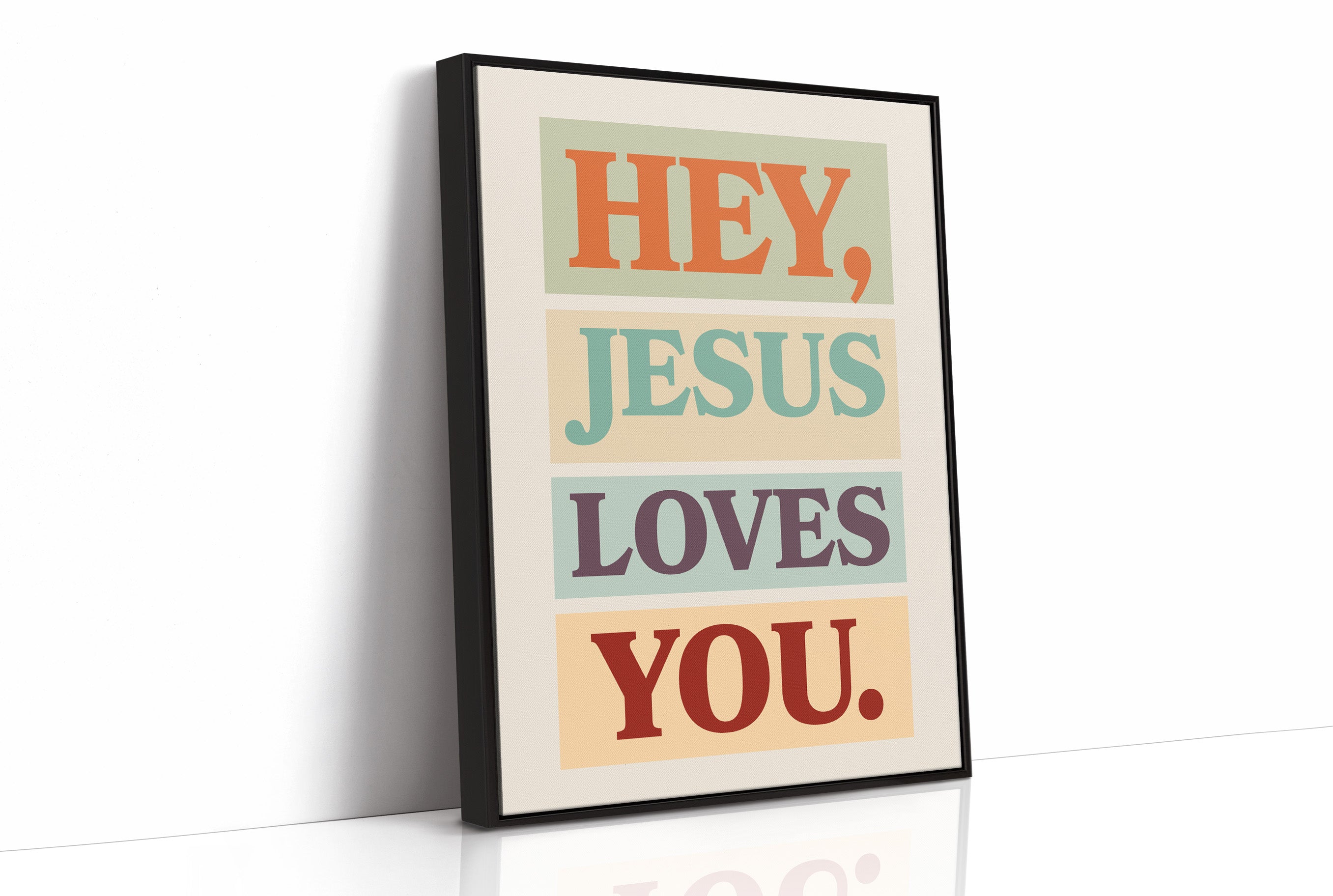 Faith Speaks In Color Blocks