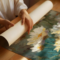 Sunlit Petals in Gentle Breeze