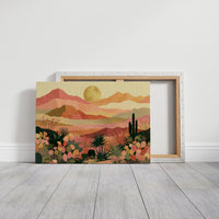 Desert Bloom at Golden Hour
